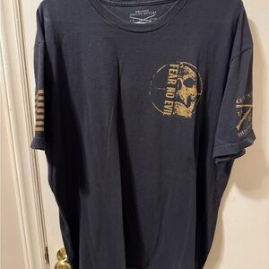 Grunt Style Black and Gold Graphic Tee